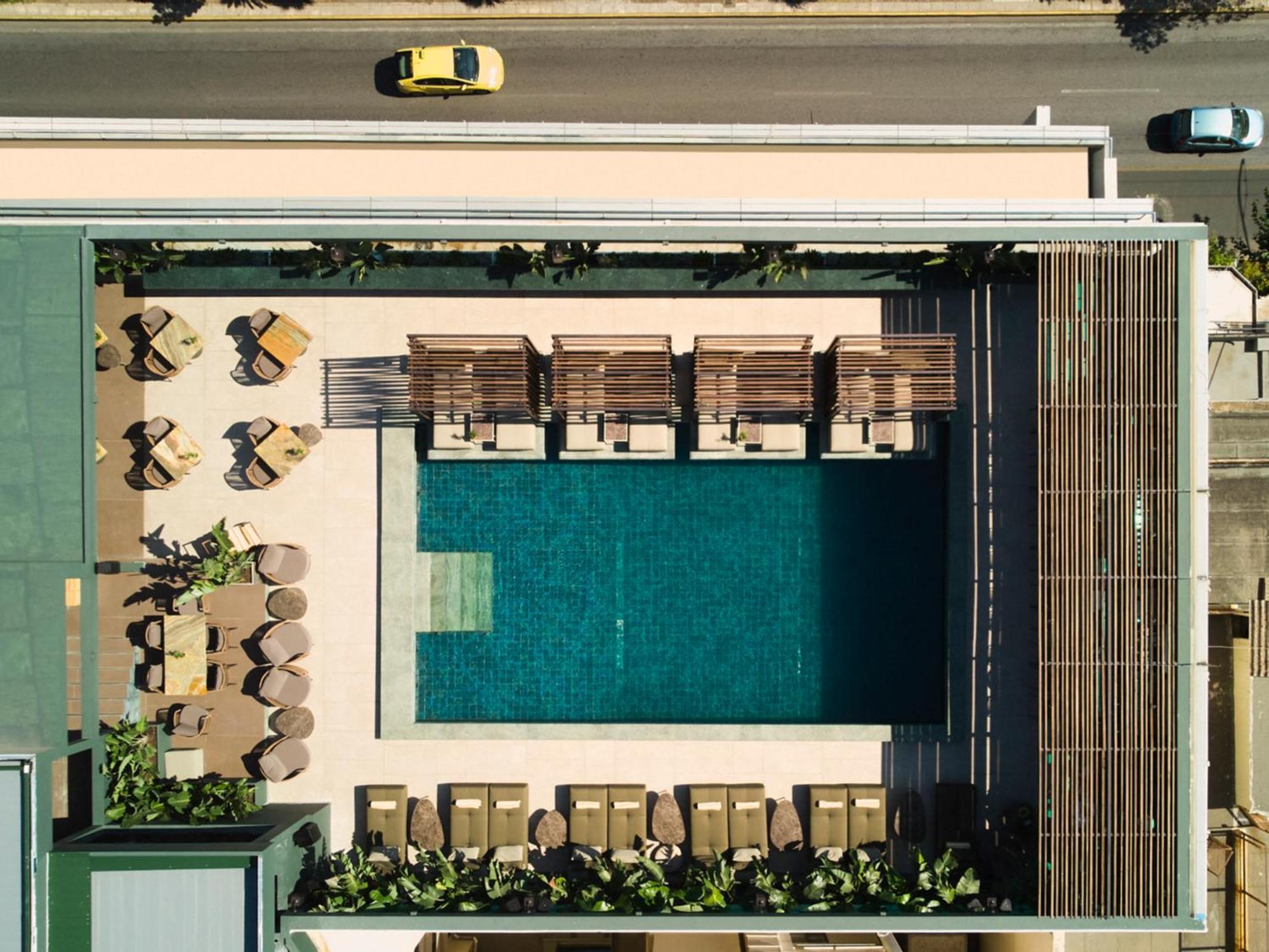 ラディソン ブルー パーク ホテル アテネ（旧パーク ホテル アテネ） エクステリア 写真 3D rendering of a pool